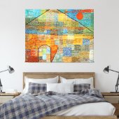 Klee - Ad Parnassus, berühmtes abstraktes Bild, Leinwanddruck (Insitu (Schlafzimmer))