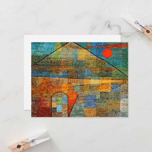 Klee - Ad Parnassus Karte (Vorderseite/Rückseite Beispiel)