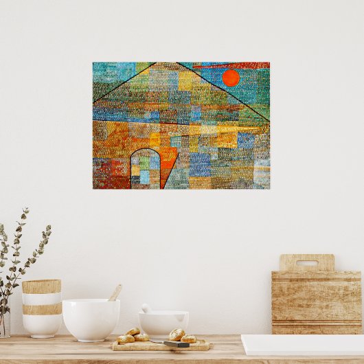 Klee - Ad Parnassus Poster (Küche)