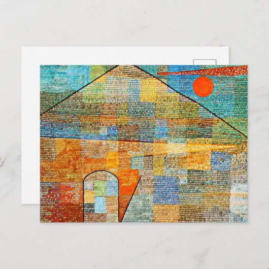 Klee - Ad Parnassus Postkarte (Vorne/Hinten)