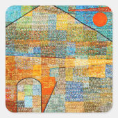 Klee - Ad Parnassus Quadratischer Aufkleber (Vorderseite)