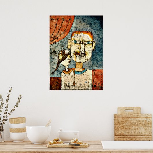 Klee - Adam und Little Eve Poster (Küche)