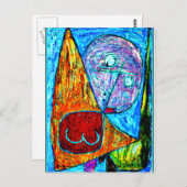 KLEE - Angel Still-feminin, 1939 Kunstwerke Postkarte (Vorne/Hinten)