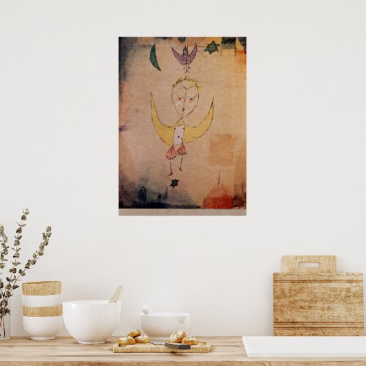 Klee - Angelus Descendens Poster (Küche)