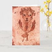 Klee - Angelus Novus (Neuer Engel) Karte (Gelbe Blume)