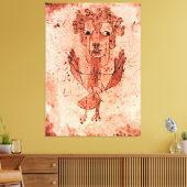 Klee - Angelus Novus (Neuer Engel) Leinwanddruck (Insitu (Wohnzimmer))