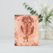 Klee - Angelus Novus (Neuer Engel) Postkarte (Stehend Vorderseite)