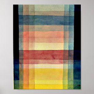 Klee - Architektur der Ebene Poster