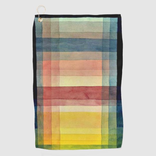 Klee - Architektur des Schlichten Golfhandtuch (Vorderseite)