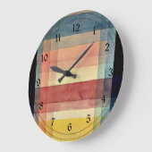Klee - Architektur des Schlichten Große Wanduhr (Winkel)