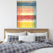 Klee - Architektur des Schlichten Leinwanddruck (Insitu (Schlafzimmer))