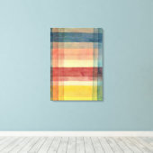 Klee - Architektur des Schlichten Leinwanddruck (Insitu (Holzboden))