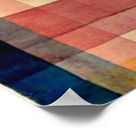 Klee - Architektur des Schlichten Poster (Ecke)