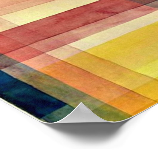 Klee - Architektur des Schlichten Poster (Ecke)