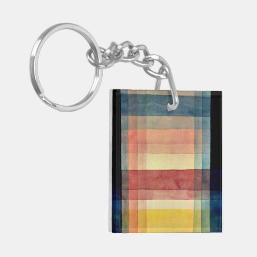 Klee - Architektur des Schlichten Schlüsselanhänger (Vorderseite links)