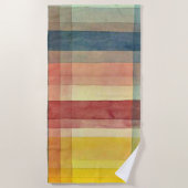 Klee - Architektur des Schlichten Strandtuch (Vorderseite)