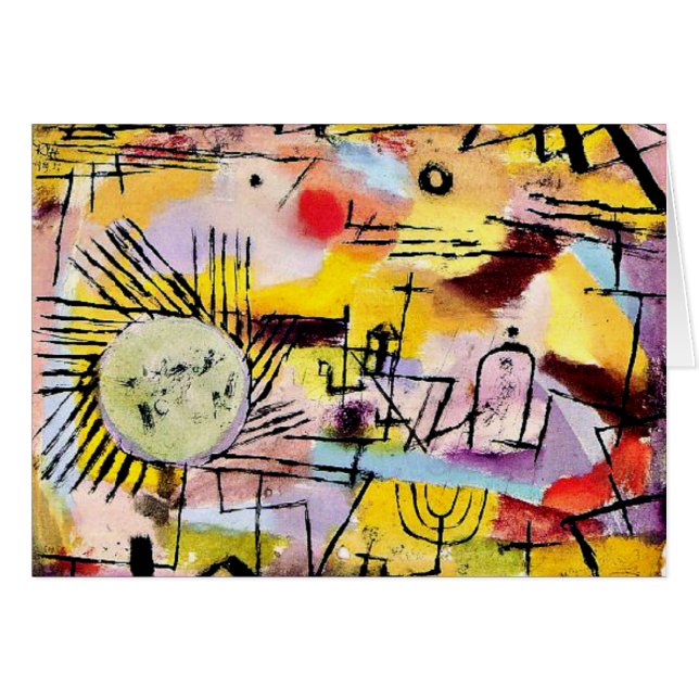 Klee - aufstrebende Sonne (Vorderseite (Horizontal))