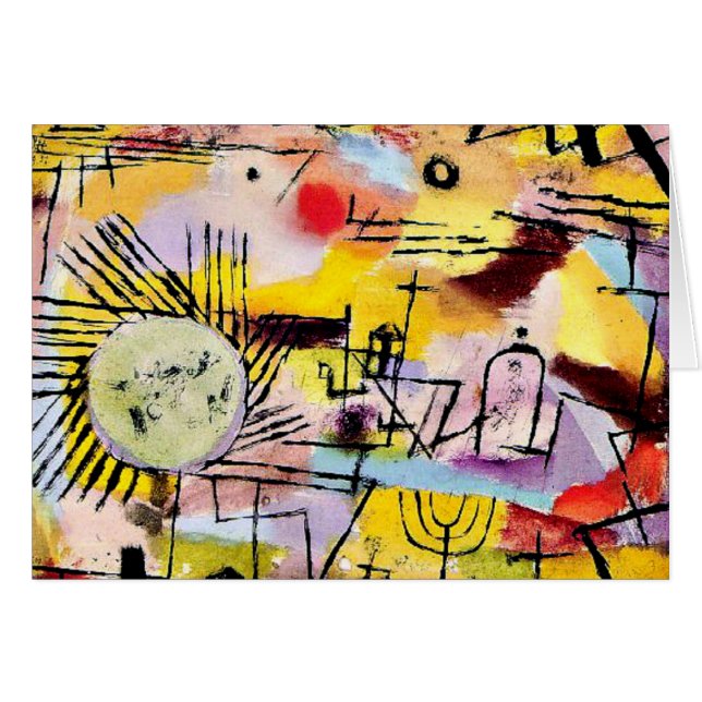 Klee - aufstrebende Sonne (Vorderseite (Horizontal))