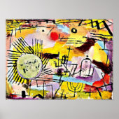 Klee - aufstrebende Sonne Poster (Vorne)