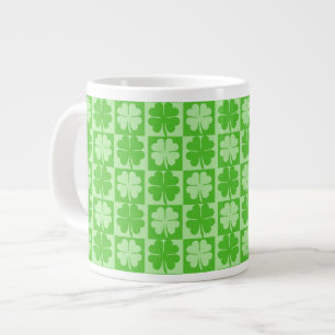 Klee aus vier Blättern Jumbo-Tasse