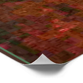 Klee - Ausgewählter Standort, abstraktes Kunstwerk Poster (Ecke)