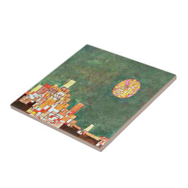 Klee - Ausgewählter Standort- Fliese