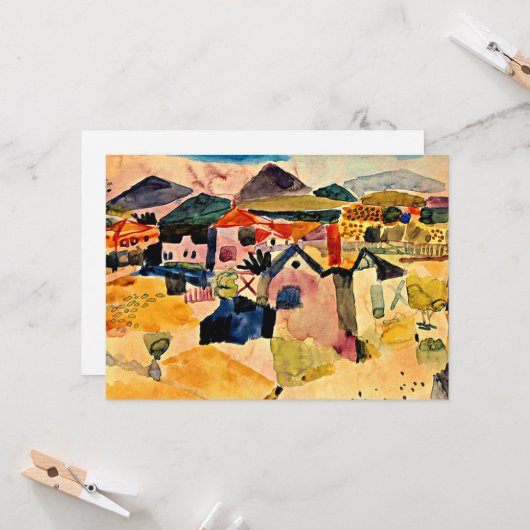 Klee - Aussicht auf Saint Germain Karte (Vorderseite/Rückseite Beispiel)