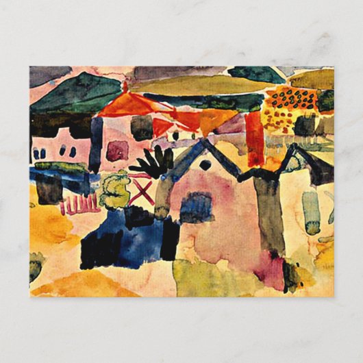 Klee - Aussicht auf Saint Germain Postkarte (Vorderseite)