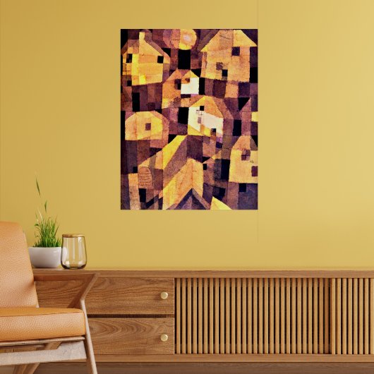 Klee - Autumnal Place, 1921 Poster (Wohnzimmer 2)