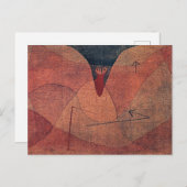 Klee - Aviäre Evolution, abstrakte Kunst, Postkarte (Vorne/Hinten)