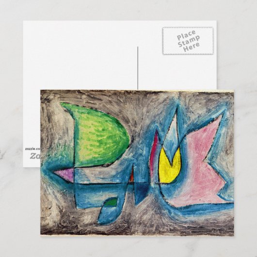 Klee - Baumgruppe Postkarte (Vorne/Hinten)