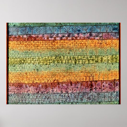 Klee - Baumschule Poster (Vorne)