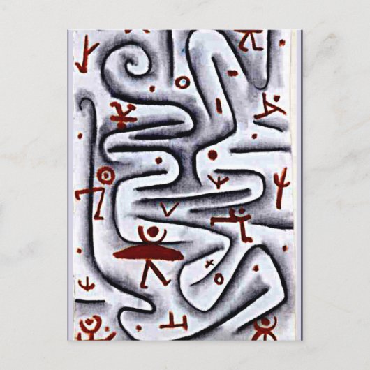 Klee - Bereich hoher Spirituosen Postkarte (Vorderseite)