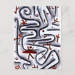 Klee - Bereich hoher Spirituosen Postkarte