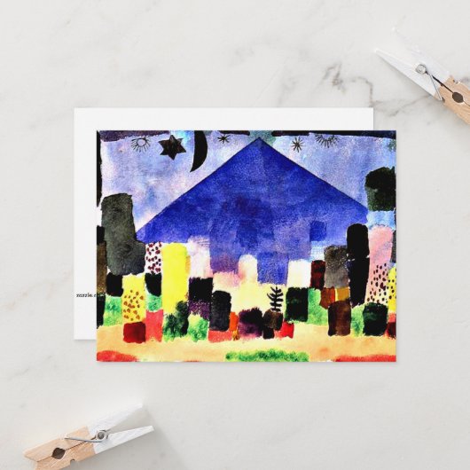 Klee - Berg Niesen Karte (Vorderseite/Rückseite Beispiel)