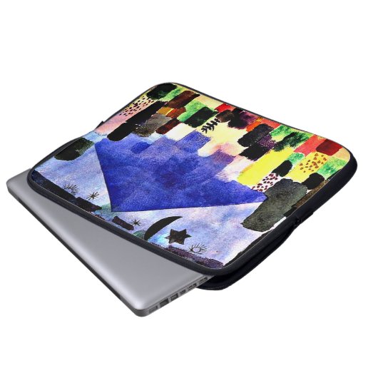 Klee - Berg Niesen Laptopschutzhülle (Vorne Knopf)