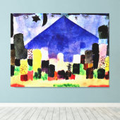 Klee - Berg Niesen Leinwanddruck (Insitu (Holzboden))