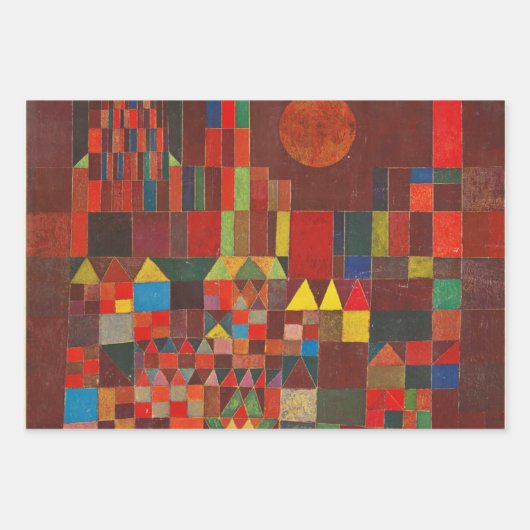 Klee - Berühmte Gemälde Geschenkpapier Set (Vorderseite 3)