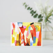 Klee - Bewegung der gewölbten Kammern Postkarte (Stehend Vorderseite)