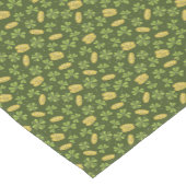 Klee-Blatt-u. Goldmünze-Muster Kurzer Tischläufer (Ecke)