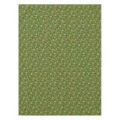 Klee-Blatt-u. Goldmünze-Muster Tischdecke (Vorderseite)