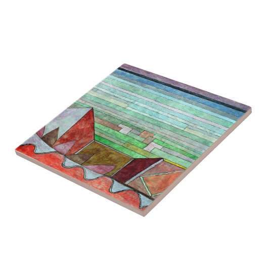 Klee - Blick in das fruchtbare Land Fliese (Seite)