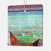 Klee - Blick in das fruchtbare Land Keramikornament (Links)