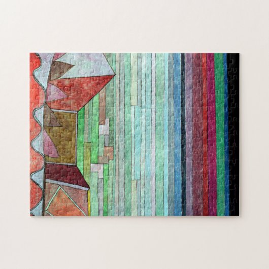 Klee - Blick in das fruchtbare Land Puzzle (Horizontal)