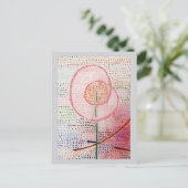 Klee - Blühen Postkarte (Stehend Vorderseite)