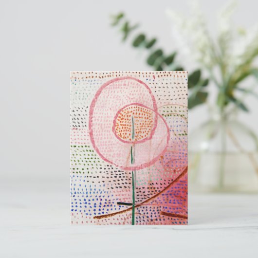 Klee - Blühen Postkarte (Stehend Vorderseite)