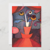 Klee - Blume Herbst Feiertagskarte (Vorderseite)