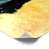 Klee - Blume, Wasserdose und Eimer Poster (Ecke)