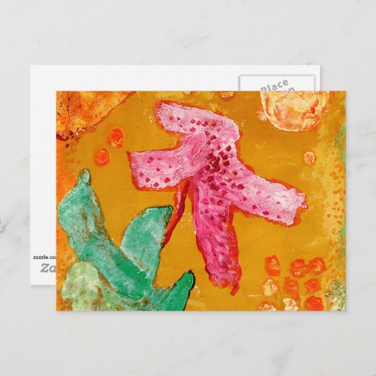 Klee - Blute Postkarte (Vorne/Hinten)