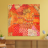 Klee - Burg Kr. Leinwanddruck (Insitu (Wohnzimmer))